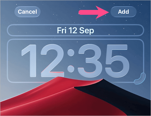 how to unblur iphone background