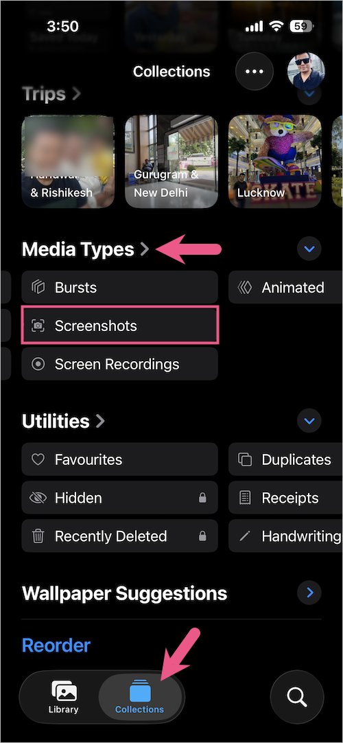 how to find saved screenshots on your iphone 17 pro max or iphone air