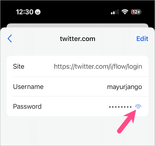 where are my passwords stored in edge on iphone