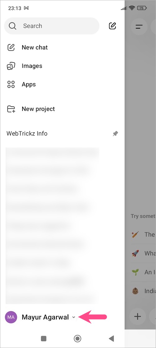 see chatgpt archived conversations on android