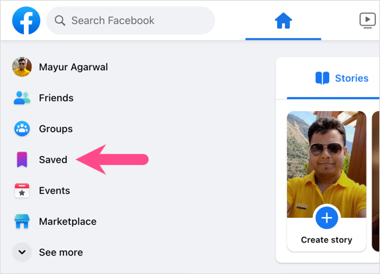 how to view saved reels on facebook desktop