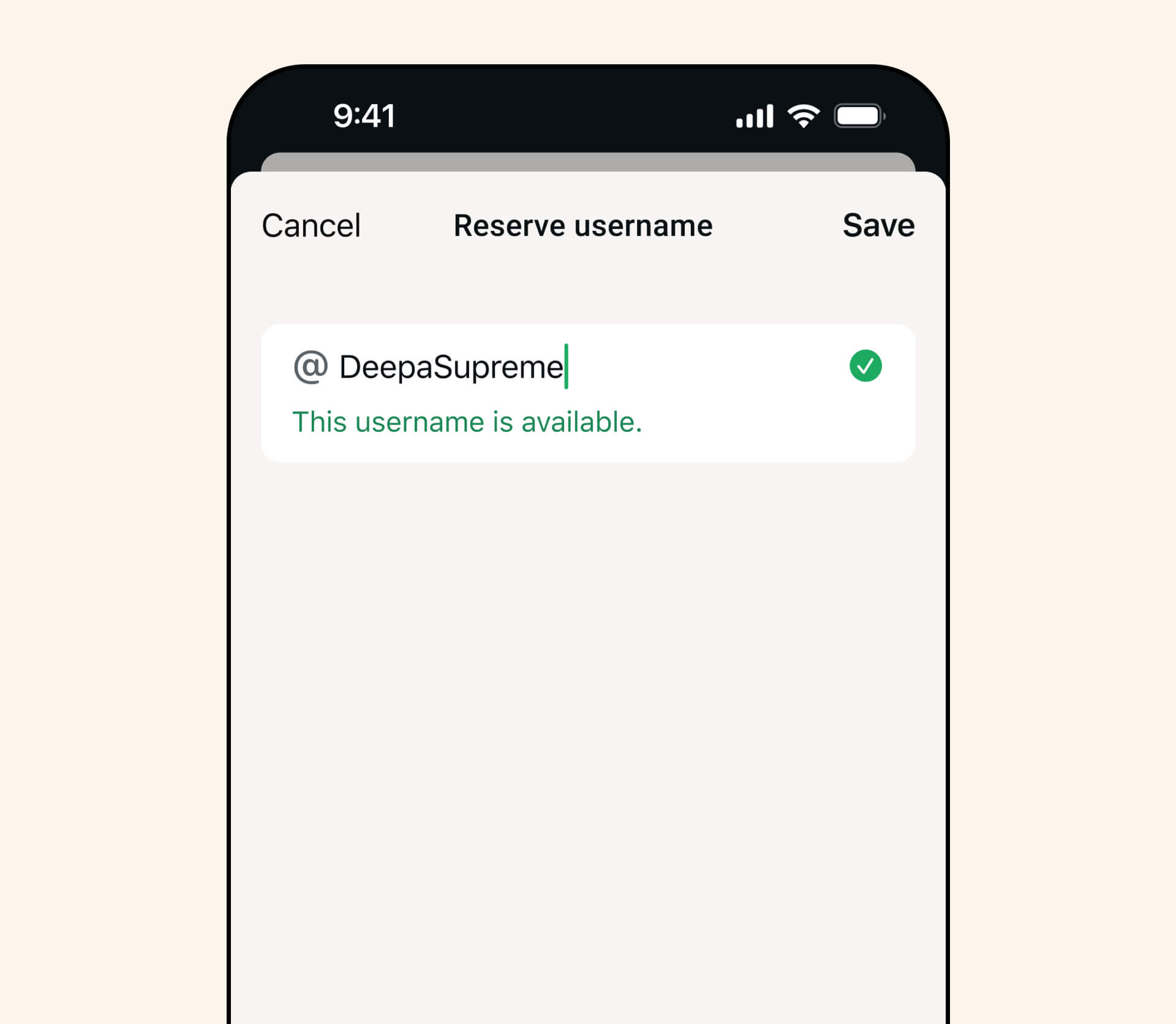 how to add a username to whatsapp