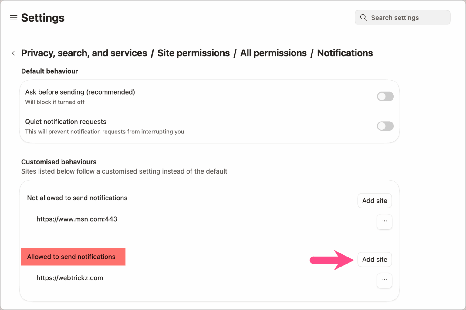 Allow Notifaction How to Turn Off Notifications in Microsoft Edge (2026 Guide)