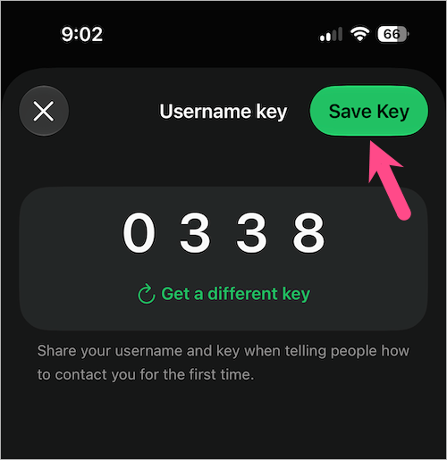 how to change your username key in whatsapp on iphone