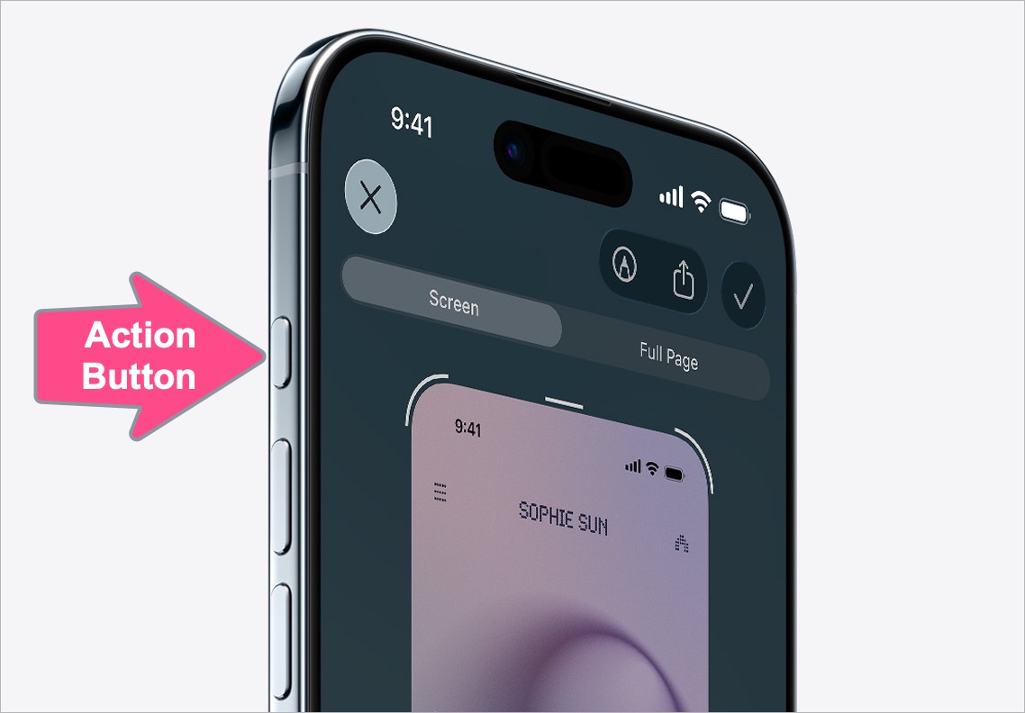 action button on iphone