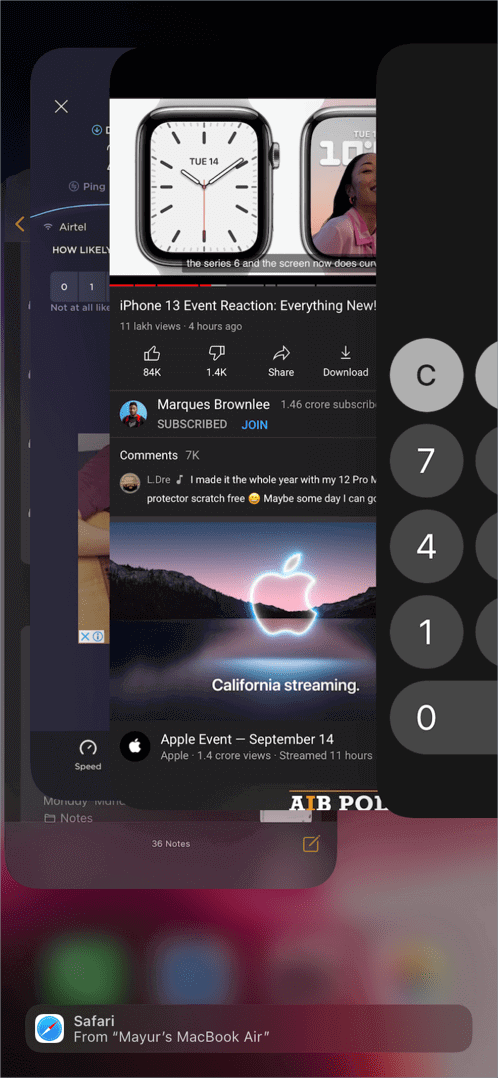 Close multiple apps on iPhone 18 Pro at once