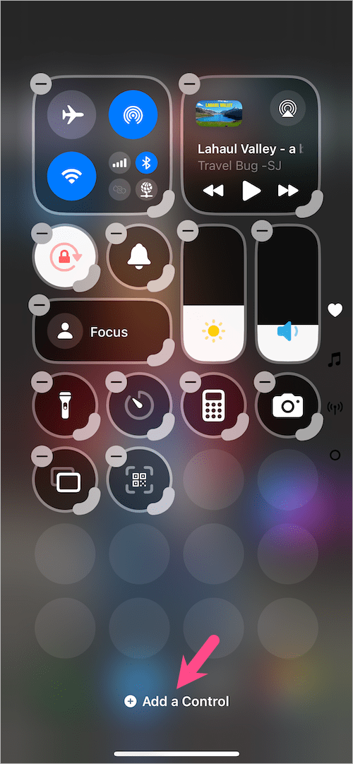 Add screen recording to Control Center on iPhone 18 Pro