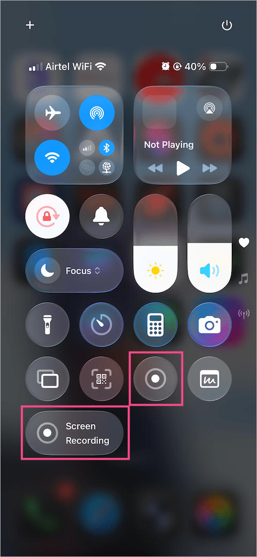 Screen record on iPhone 18 Pro and 18 Pro Max